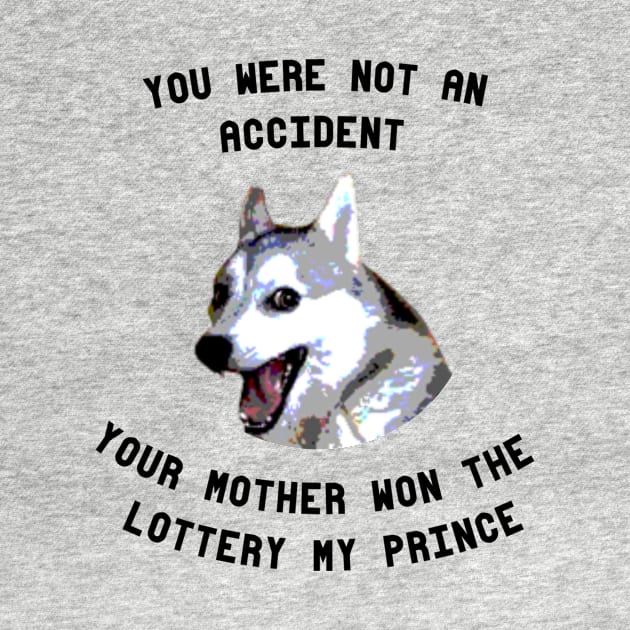 Husky On Watch funny by richercollections